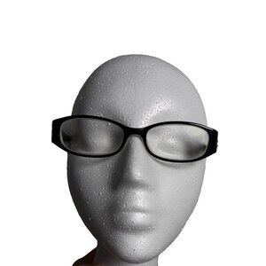 Bebe Designer Eyeglasses Zyl Frame In Black With Glitter Detail Style 5034 Frame